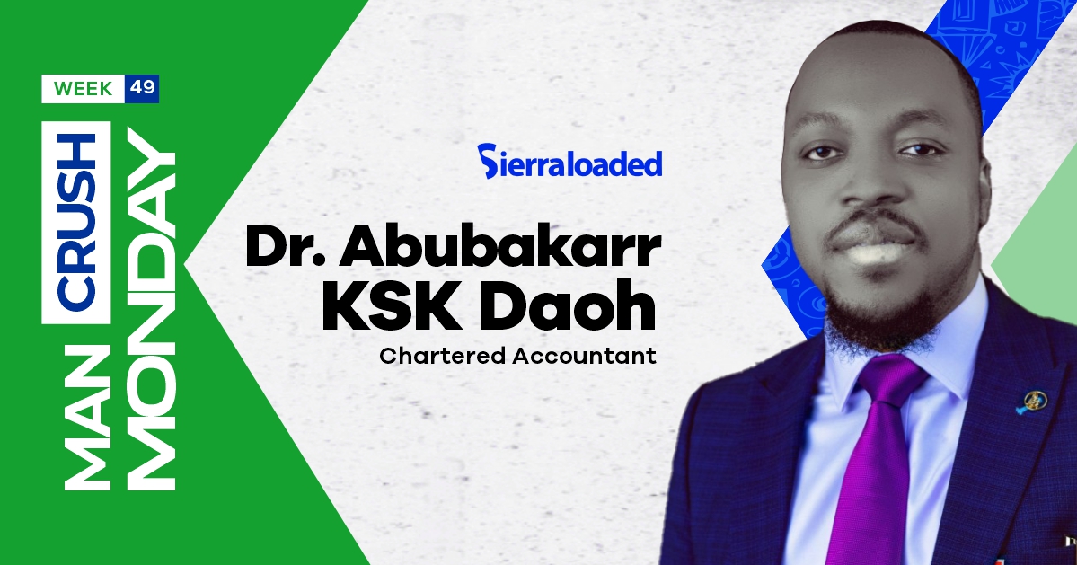 Meet Dr. KSK Daoh, Sierraloaded Man Crush Monday