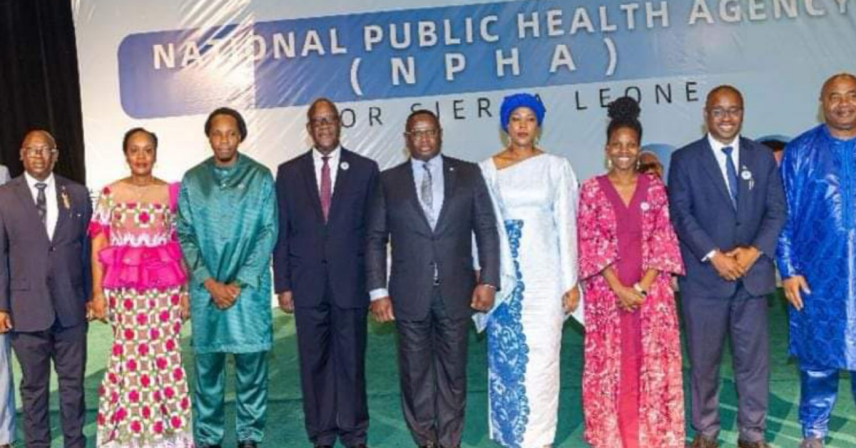 President Maada Bio Launches Sierra Leone’s National Public Health Agency