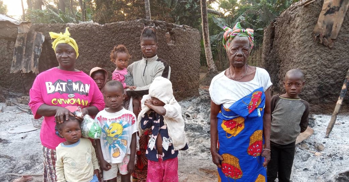 Family of Ten Left Homeless After Fire Ravages Massosingbi Village, in Simiria Chiefdom