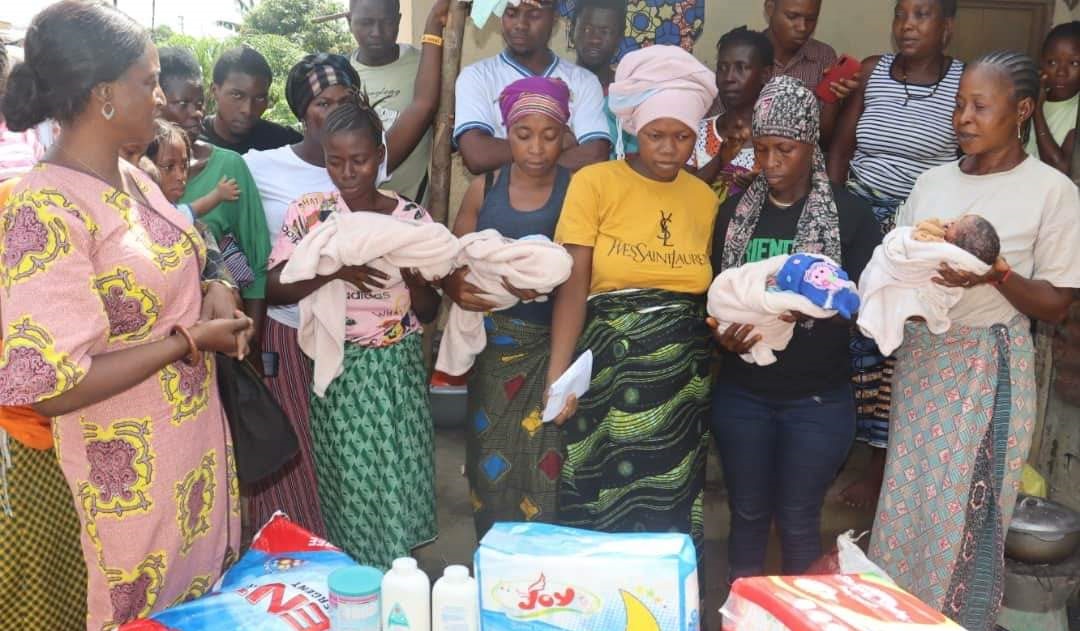 WARDC Supports Mother of Quadruplets in Kossoh Town