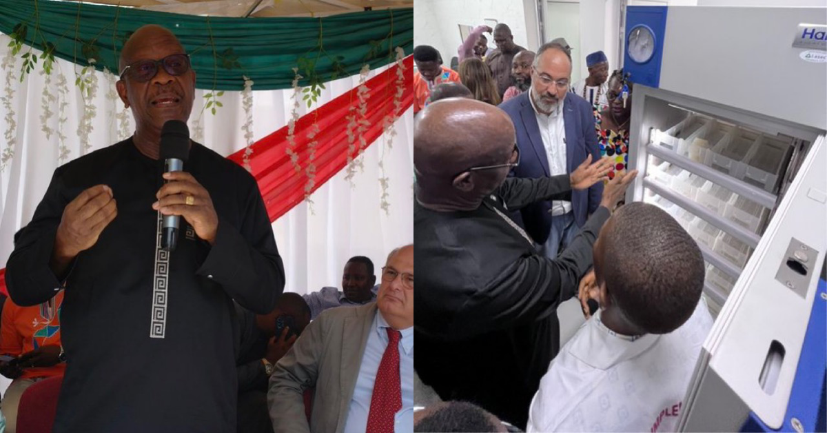 Health Minister Demby Inaugurates Cutting-Edge Blood Transfusion Center in Makeni