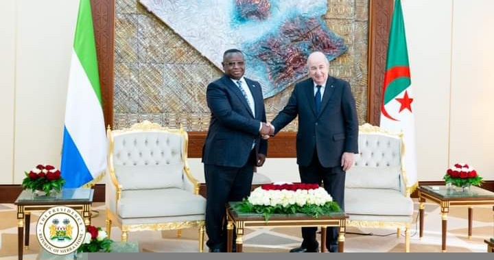 President Bio Holds Bilateral Talks With Algerian President Abdelmadjid Tebboune, Discusses UN Security Council