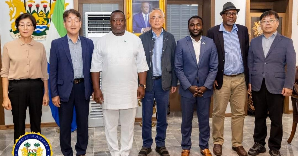 President Bio Engages South Korean K-Rice Belt Initiative Team for Enhanced Rice Production in Sierra Leone