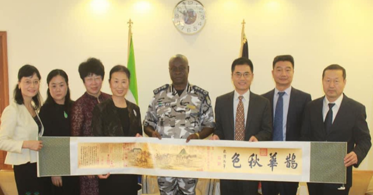 Chinese Ambassador Commits to Assisting Sierra Leone Police With Capacity And Equipment