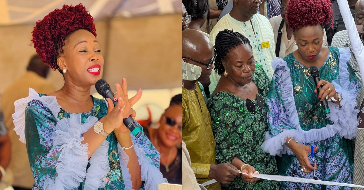 First Lady Commissions The First Vocational Training Center in Tikonko Chiefdom, Bo District, with 200M Leones Donation