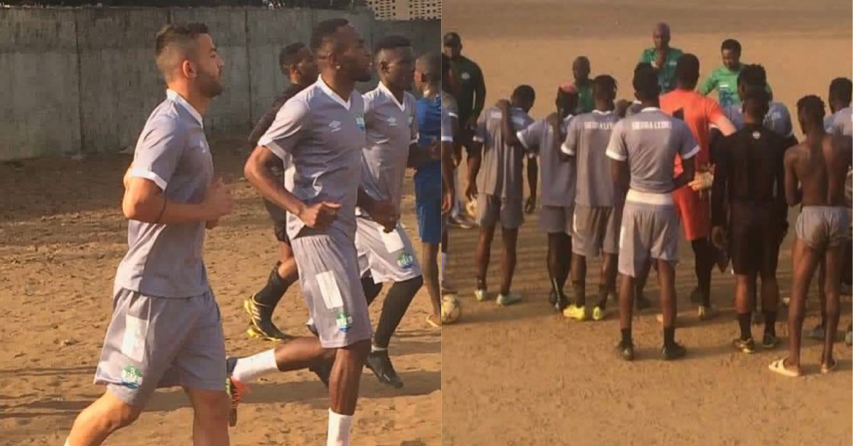 Reactions Trail Leone Stars’ Training on Dusty Training Field Ahead of Ivory Coast Friendly