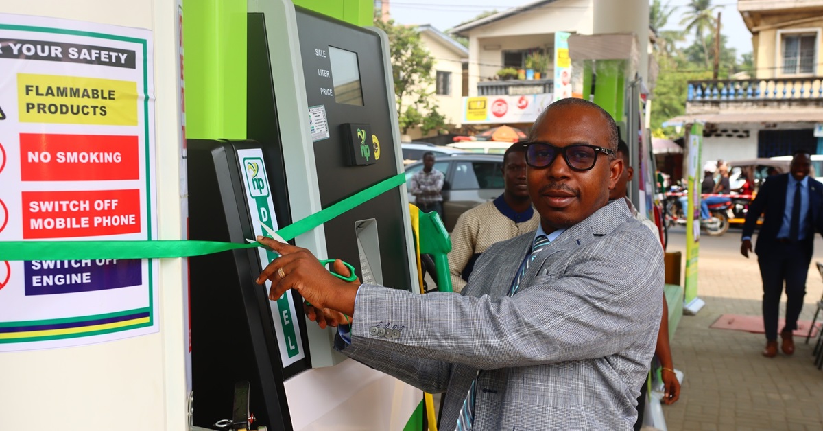 NP (SL) Limited Commissions New Aberdeen Road Fuel Station in Freetown
