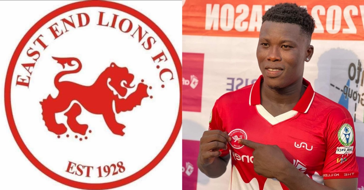 East End Lions FC Unveils Ghanaian Striker Samuel Armah