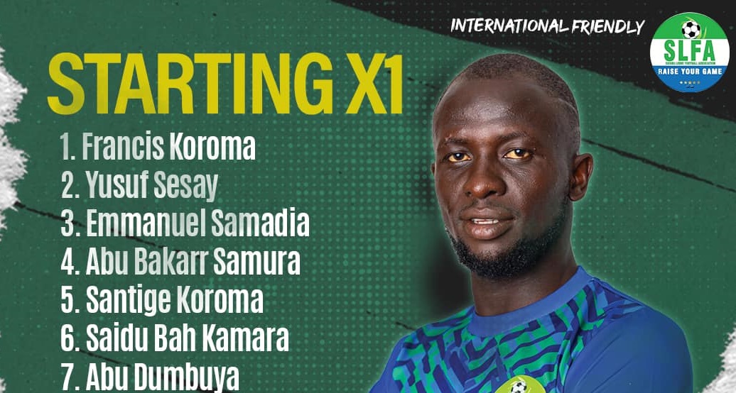 International Friendly: Leone Stars Lineup For Crucial Clash With Morocco