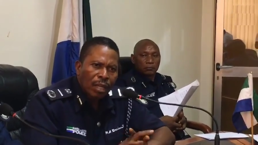 Assistant Inspector General of Sierra Leone Police Brima Jah Retired