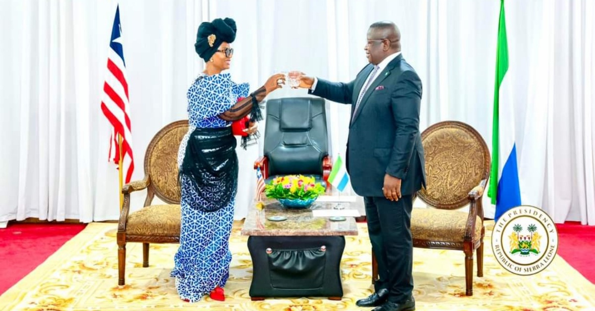 President Bio Receives Letter of Credence From Liberian Ambassador