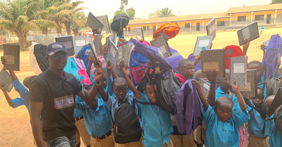 BOMI Charity Organization Boosts School Pupils in Makeni City with School and Learning Materials