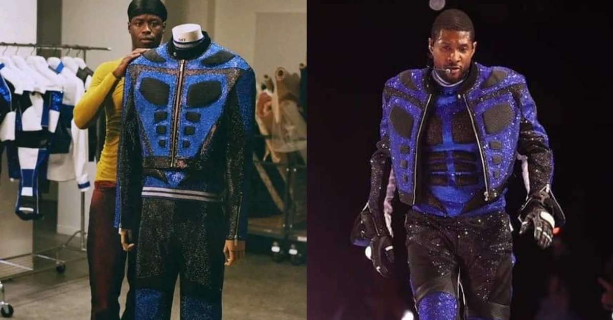 American Singer Usher Rocks Outfit Designed by Sierra Leonean-Born Fashion Maestro