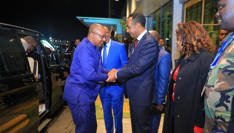 Vice President Juldeh Jalloh Arrives in Addis Ababa For African Union Summit