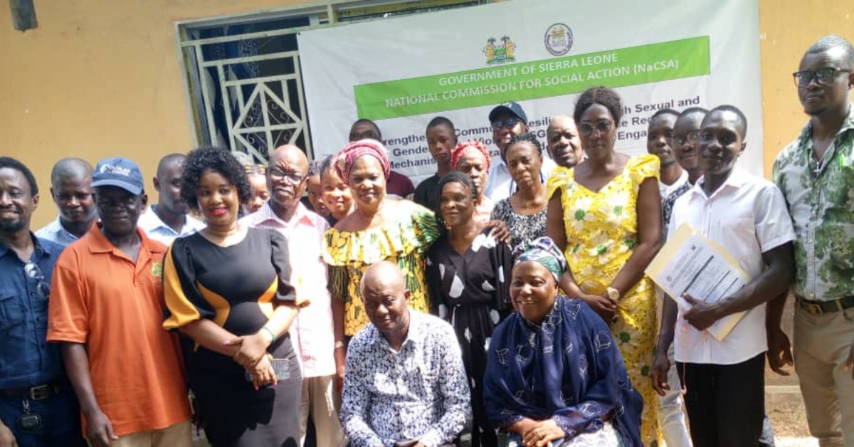 NaCSA Empowers Pujehun Against SGBV with ‘Productive Social Safety Net’ Workshop