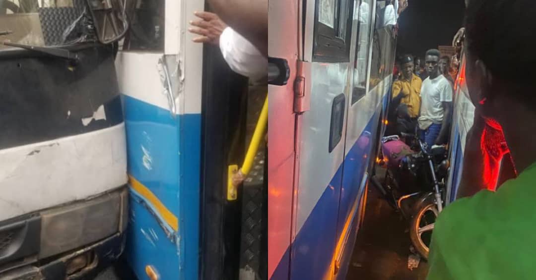 JUST IN: “Waka Fine” Bus Involved in an Accident