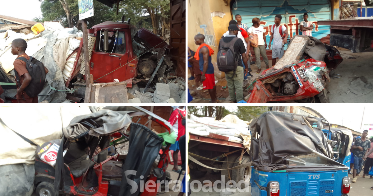 15 Injured as Trailer Crushes 10 People to Death in Freetown