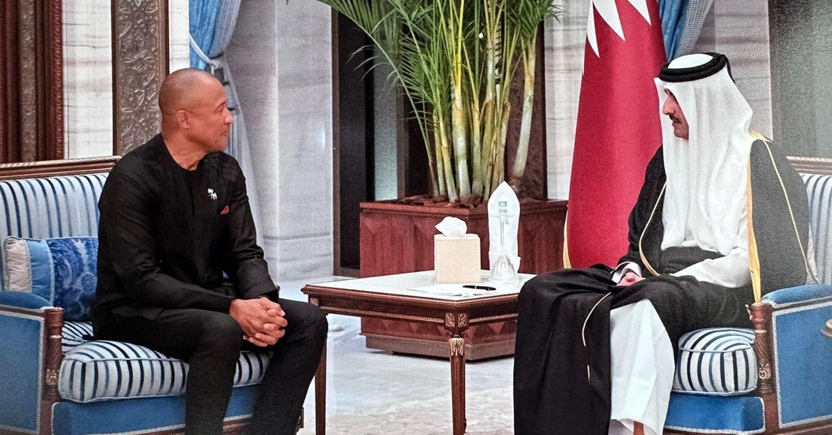 Ambassador Ahmed Tejan Fadlu-Deen Presents Credentials to Qatar’s Amir
