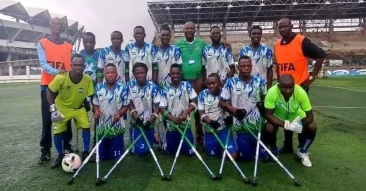 Sierra Leone Amputee Set Off For 2024 African Football Tournament