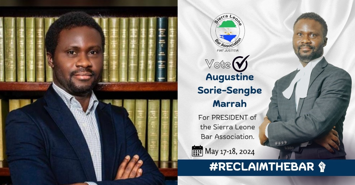 Augustine Sorie-Sengbe Marrah Announces Bid for Sierra Leone Bar Association Presidency