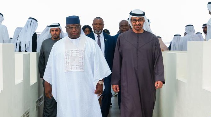 President Bio Meets UAE President in Abu Dhabi, Discuss Bilateral Relations