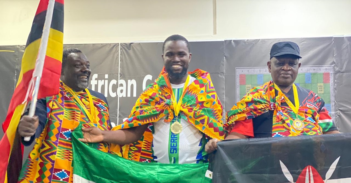 Sierra Leone’s Emmanuel King Bags Gold at The All African Games in Ghana