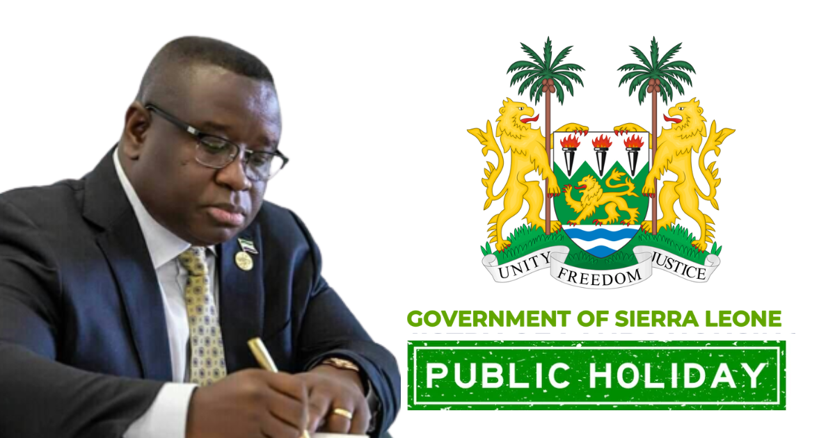 Government of Sierra Leone Declares Public Holiday For Eid Al Fitr 2024 Celebration