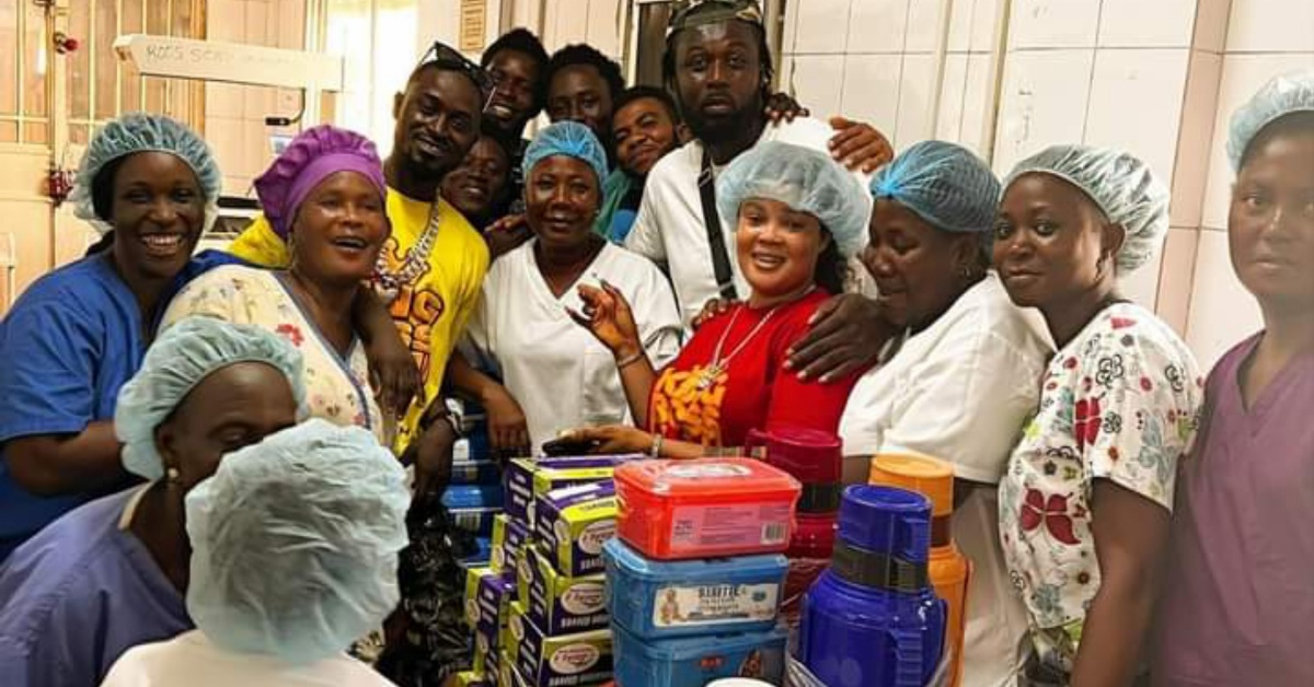 House of Stars Winner, Hawa Tombo Donates to Babies at Cottage Hospital