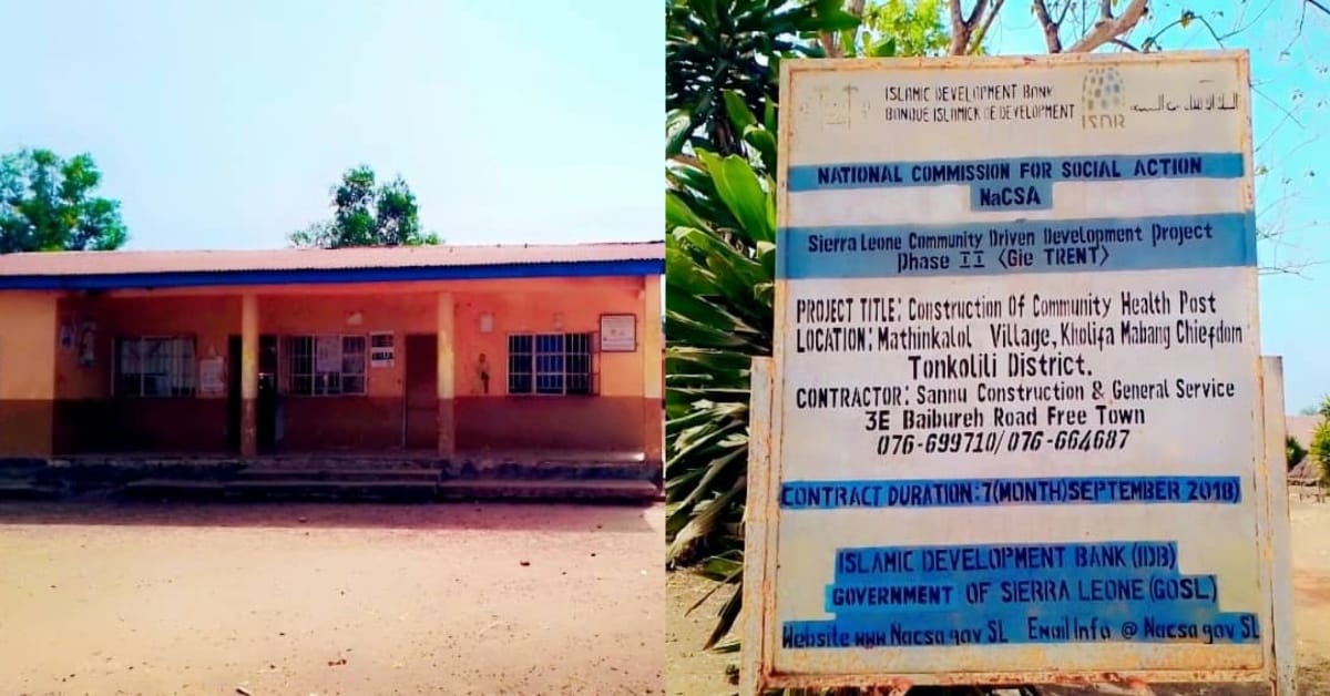 Indigenes Raise Concerns Over Neglect of Health Post in Kholifa Mabang Chiefdom