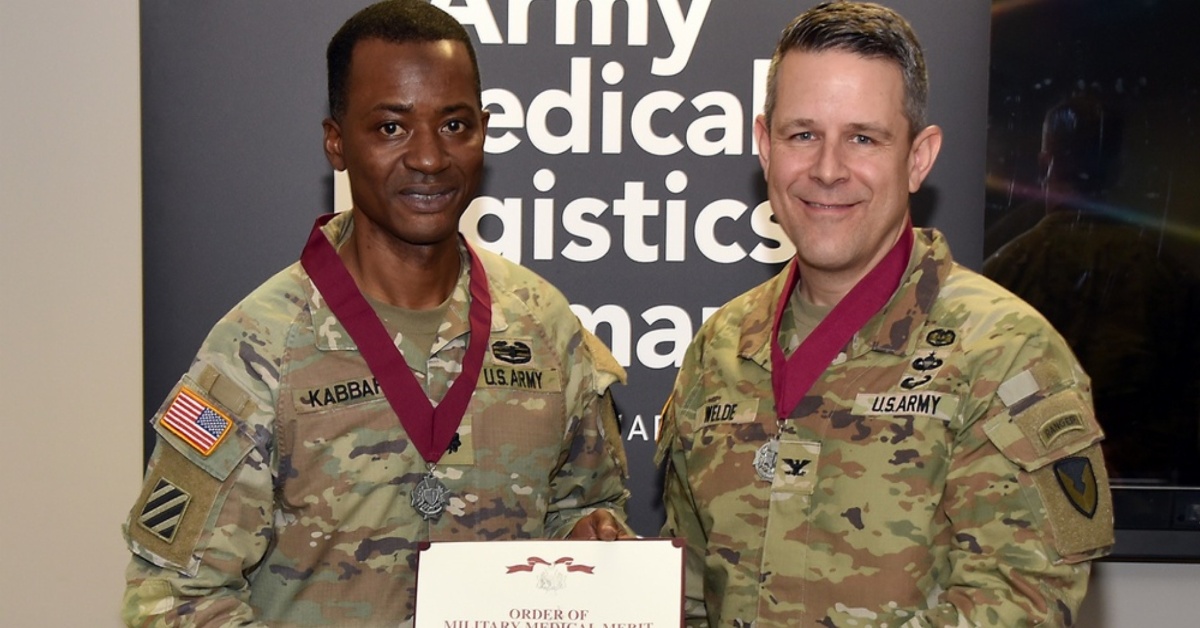 Sierra Leonean Ibrahim Kabbah Bags Top U.S. Army Medical Medallion