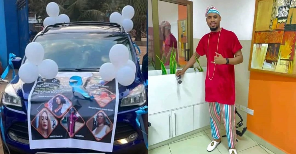 Ex-House of Stars Contestant Ibrahim Fofanah Gifted Brand New Ford 2017 Jeep