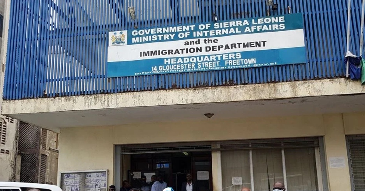 Government to Open Immigration Offices Across Regional Headquarter Towns of Bo, Kenema And Makeni