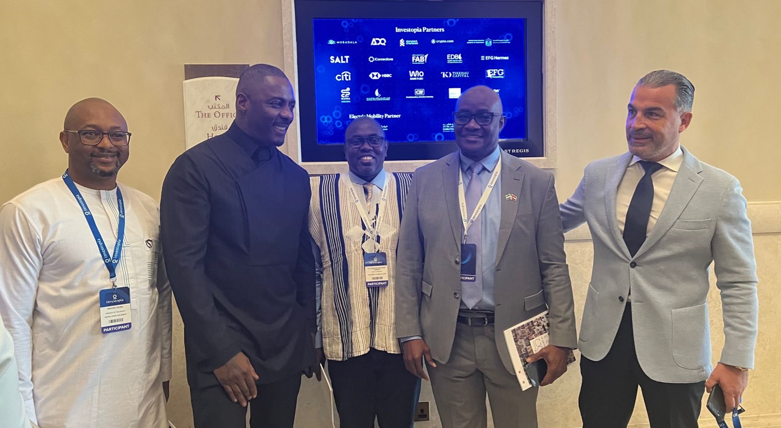 Idris Elba, Other Lawmakers From Sierra Leone Attend Investment Conference in The United Arab Emirates