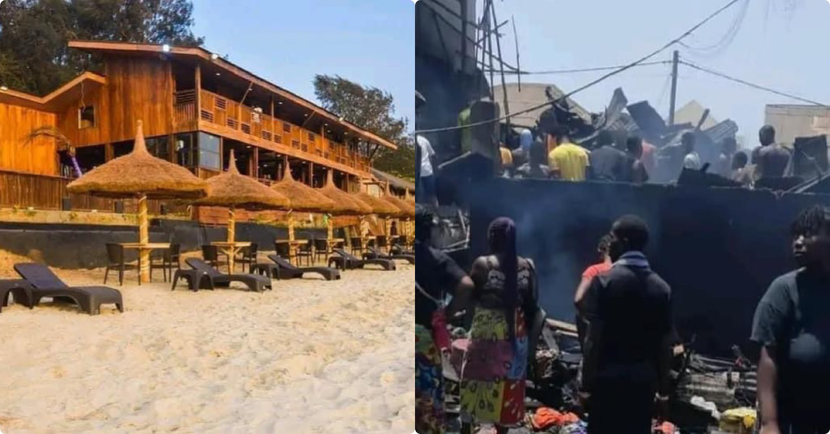 Popular Mamz Beach Bar in Freetown Demolished