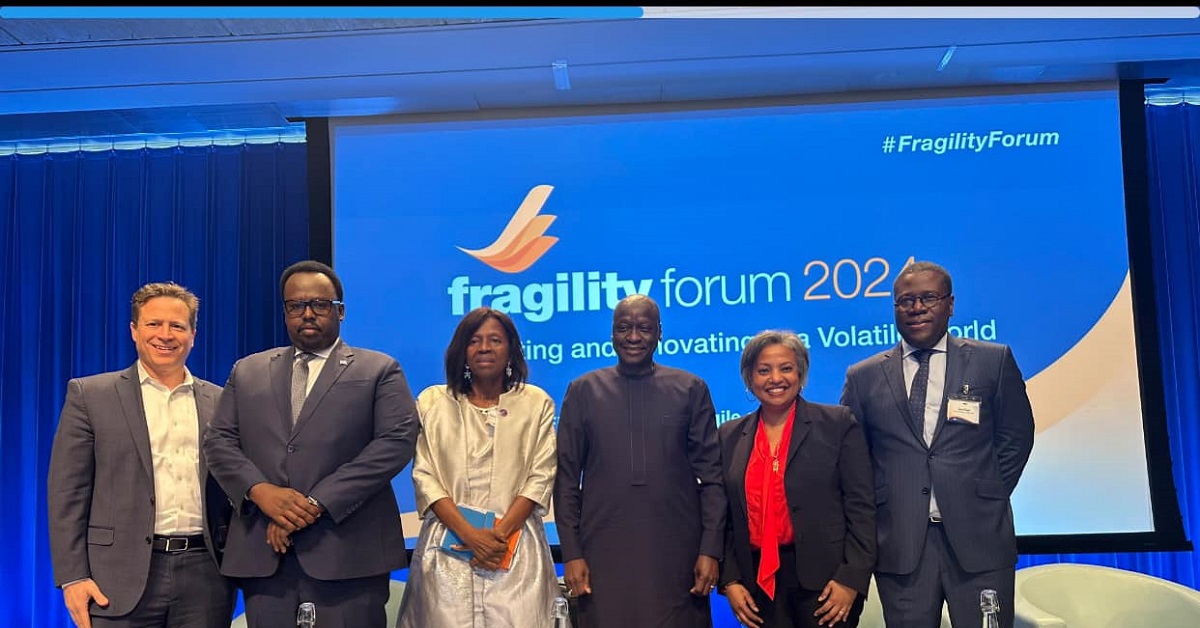 Sierra Leone’s Minister of Planning Advocates For Climate Finance Equity at Fragility Forum 2024