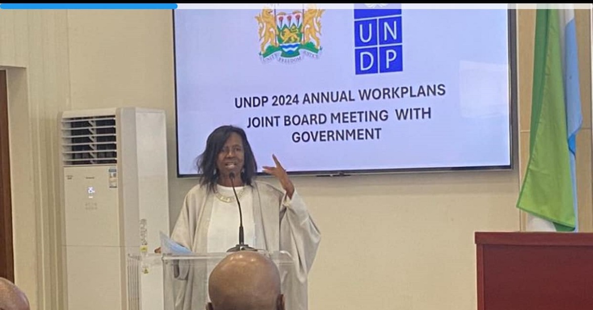 Planning Minister Champions Sierra Leone’s Development Vision at UNDP Annual Work Plan Meet