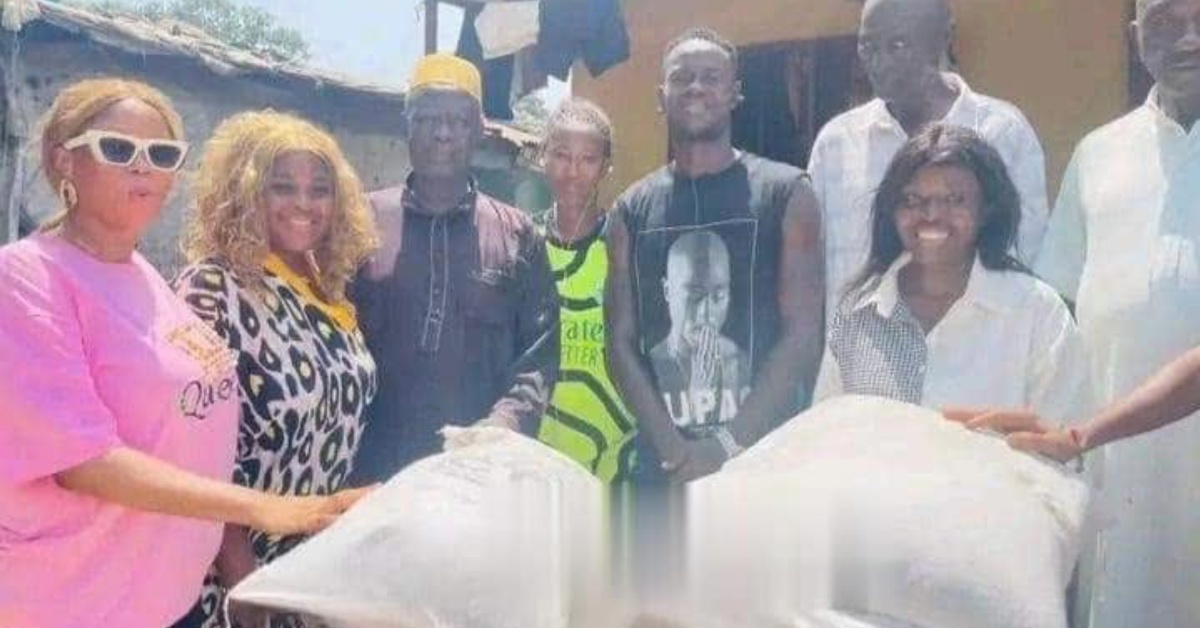Musa Tombo Donates 30 Bags of Rice to Muslims in Tombo Community
