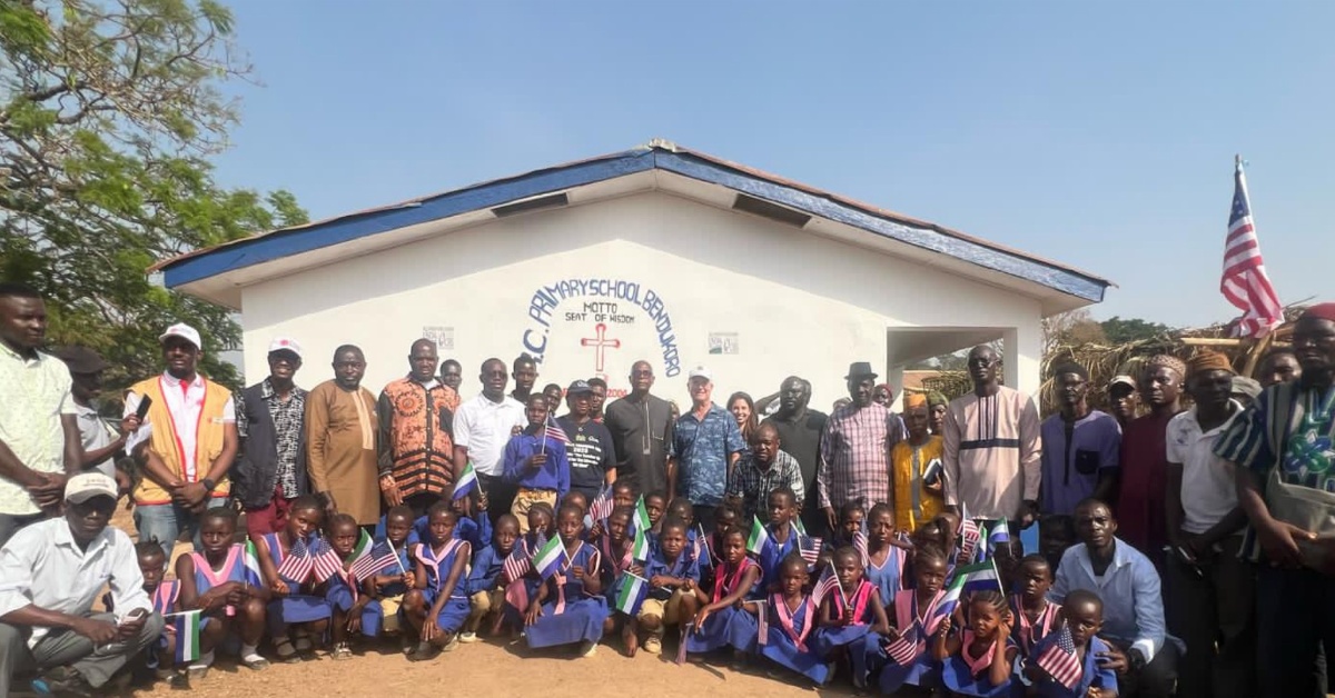 Renovated School Block Unveiled in Bendukoro Town of Koinadugu District