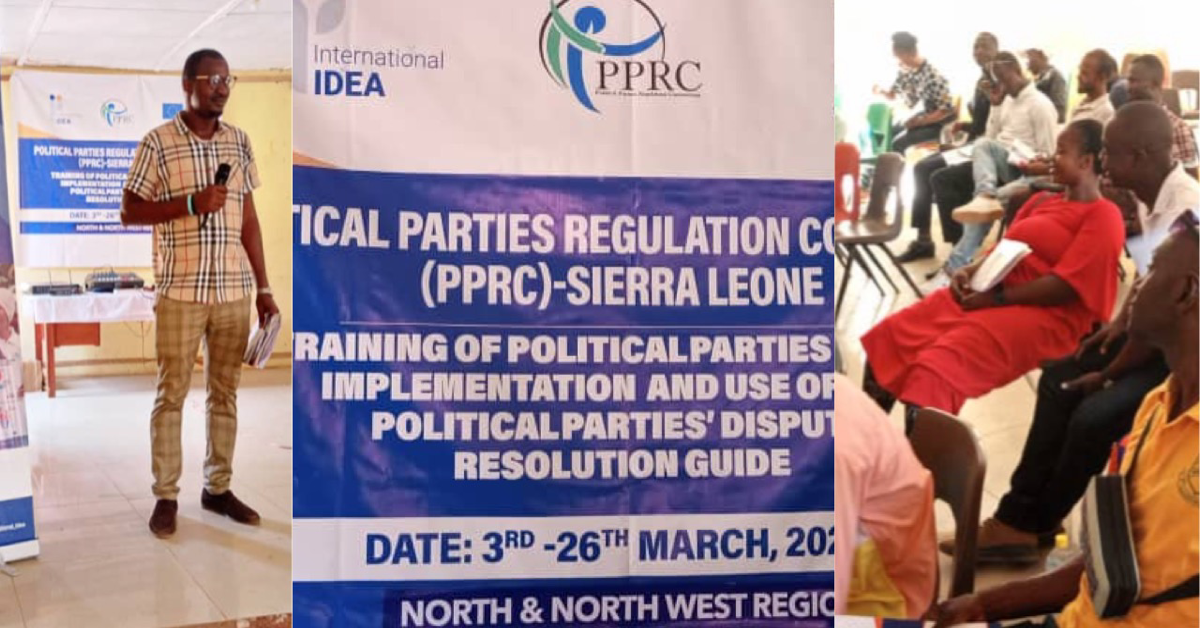 PPRC, International IDEA Conduct Two-Day Workshop in Kambia District