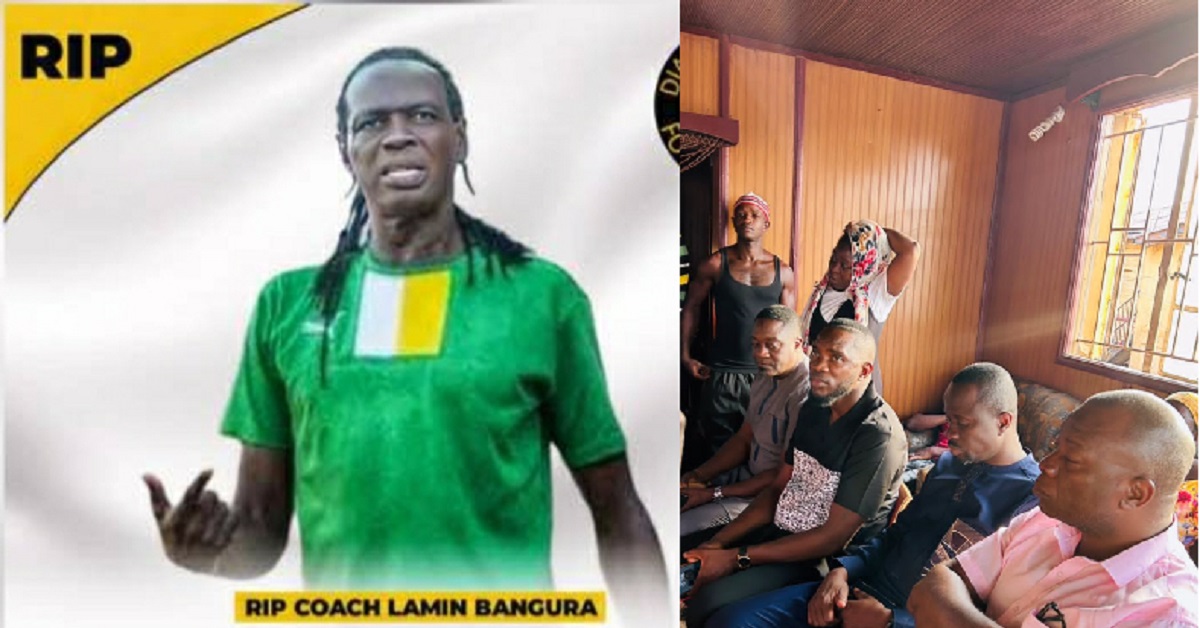 Diamond Stars FC Donates to Late Coach Lamin Bangura’s Family