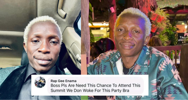 “We Don Woke For This Party Bra” – Rap Gee Begs Government to Allow Him Attend US Summit