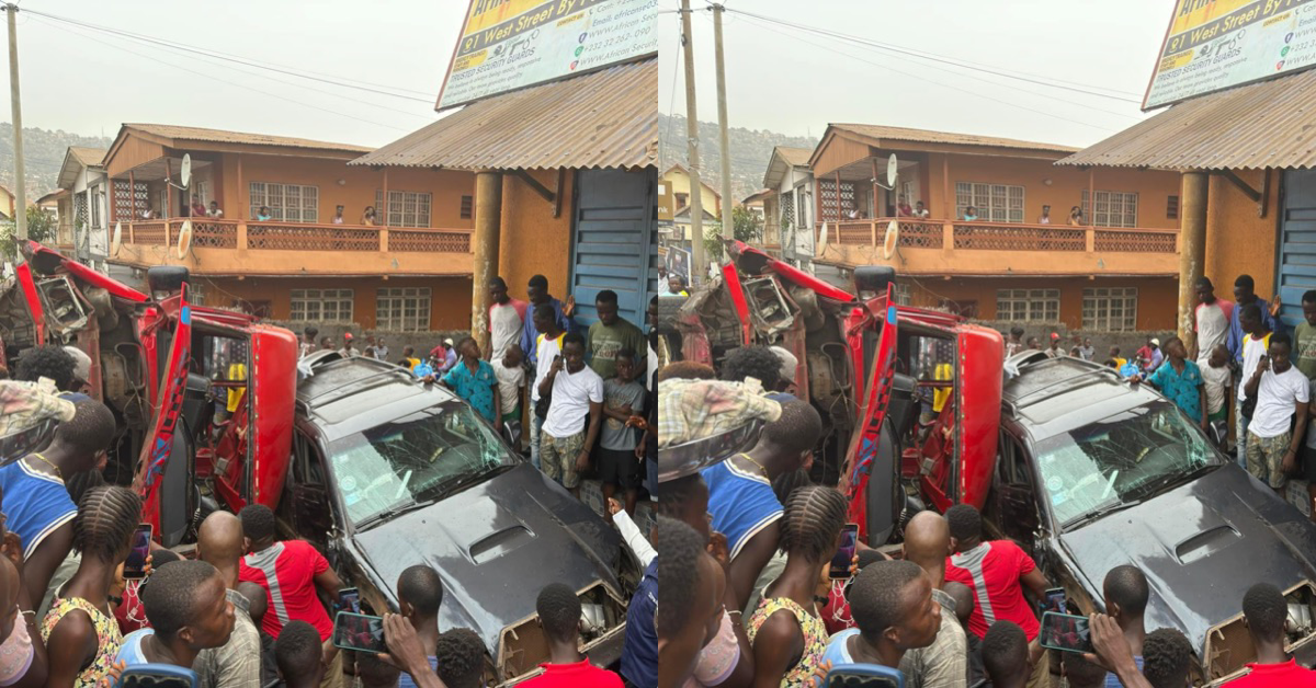 Accident: Rickety Poda Poda Collides With 4×4 at Pademba Road