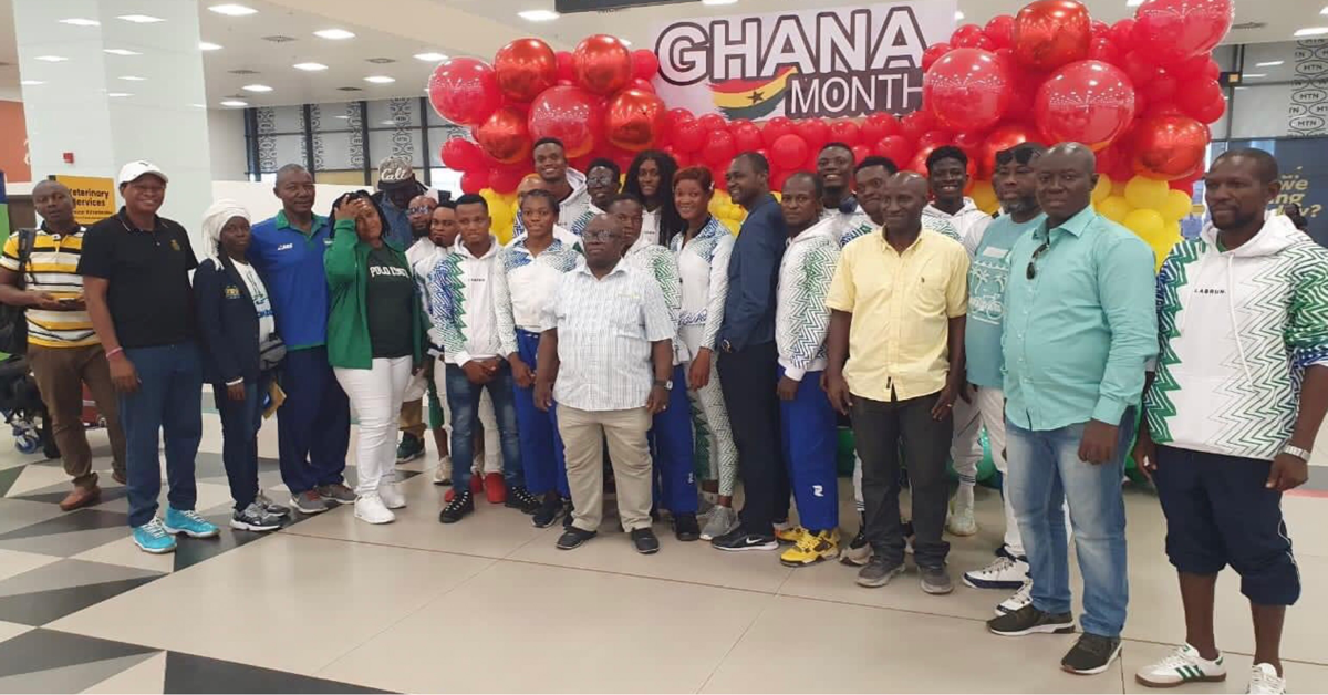 Sierra Leone Athletes Arrive in Ghana For All African Games