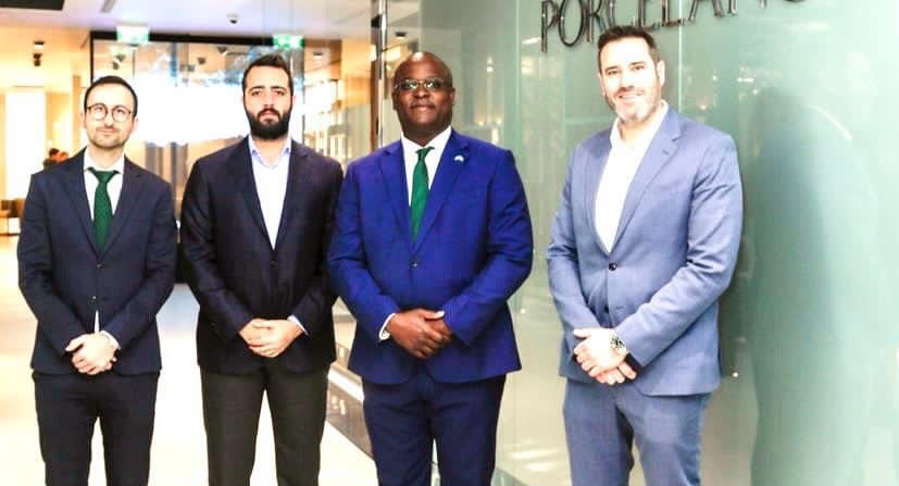 Sierra Leone’s Trade Envoy Concludes Productive Talks With Construction Firm in Spain