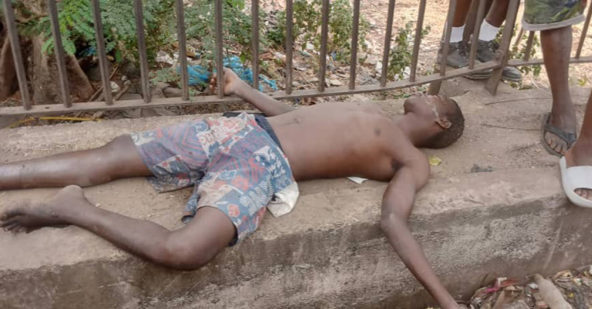 Young Man Found Unconscious on Fourah Bay Road Suspected of Using Kush