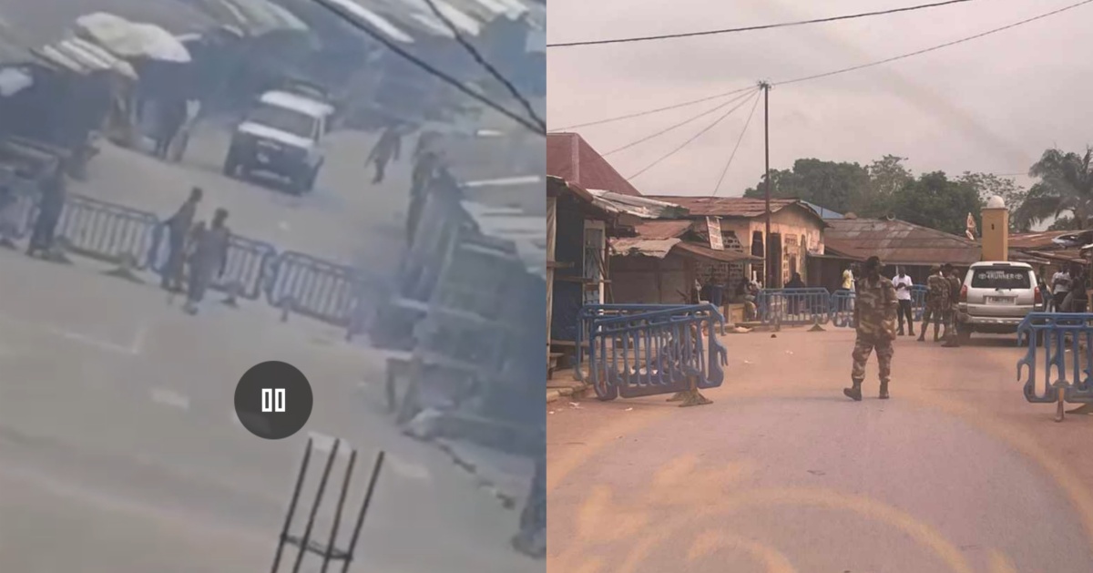 Security Presence Disrupts Business Activities at Gbense Market in Koidu City