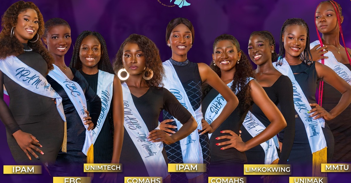 Meet The Contestants For Sierra Leone Miss University 2023/2024