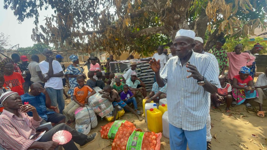 Pujehun Fire Victims Supported With Essential Supplies