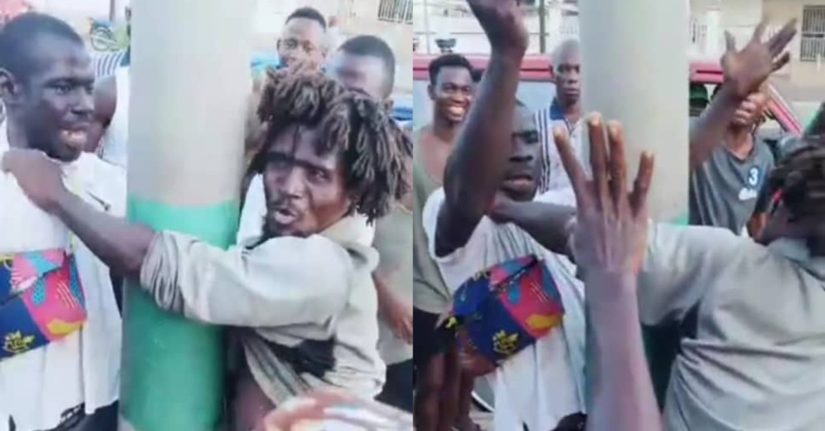 Blacker Engages in a Fight with an Unknown Man