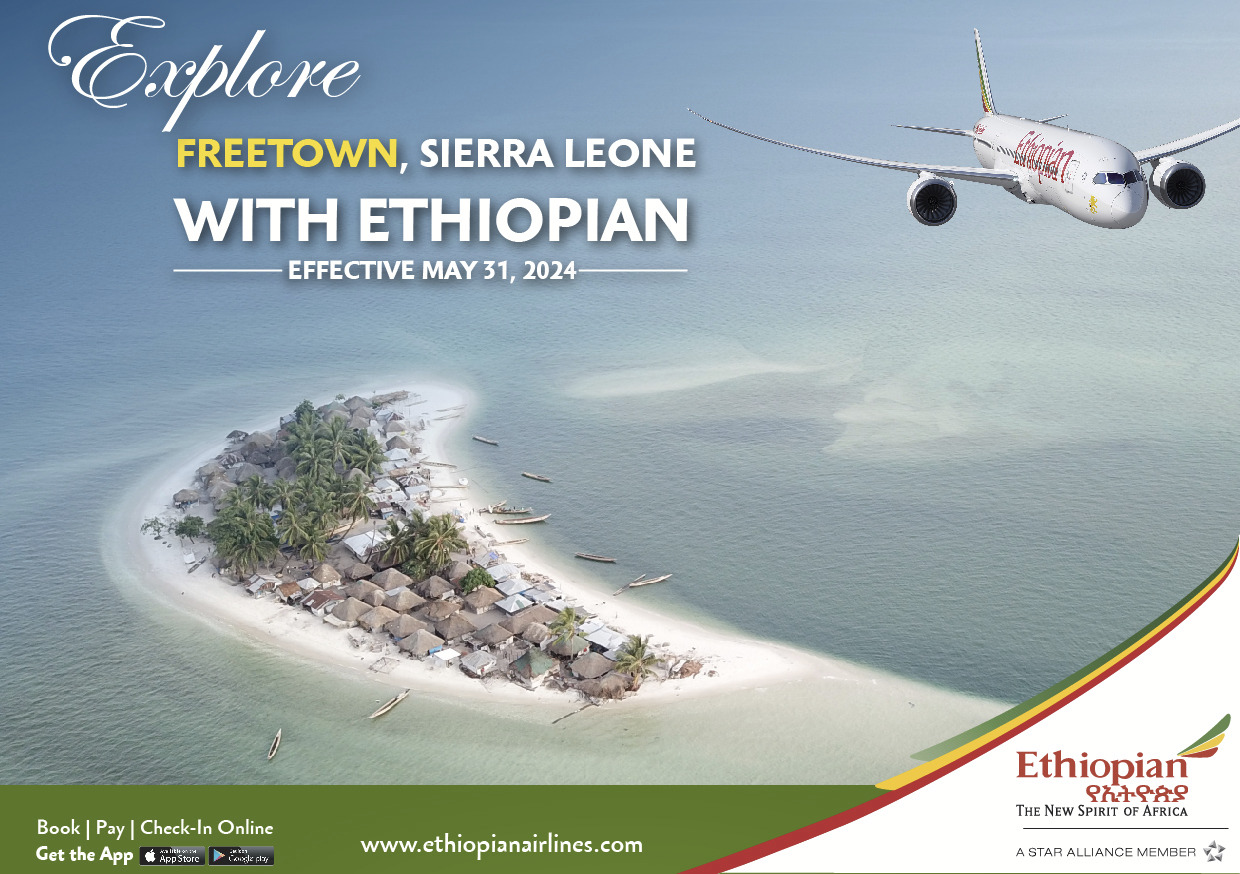 Ethiopian Airlines Expands Horizons: Now Flying to Freetown, Sierra Leone